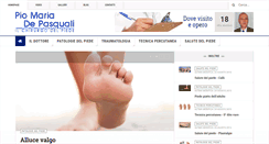 Desktop Screenshot of chirurgiapiede.it